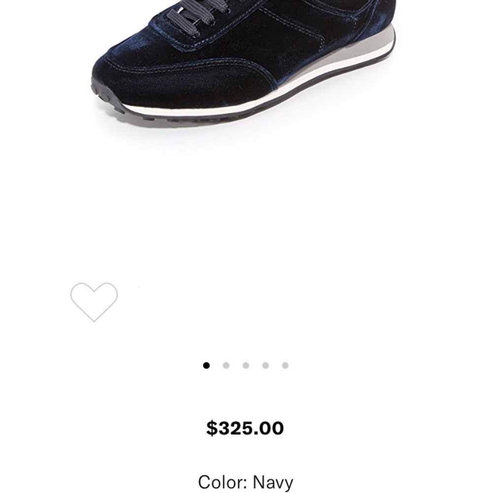 Rag & Bone Plush velvet sneakers, EUC sz 38.5 - Picture 7 of 8